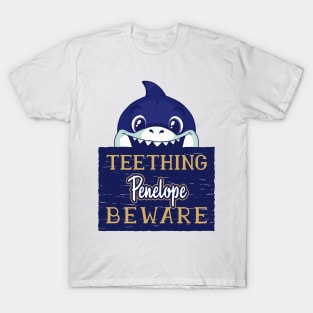 Penelope - Funny Kids Shark - Personalized Gift Idea - Bambini T-Shirt